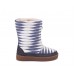 Donsje Ofili Lining Blue Striped Cow Hair (Footwear)