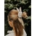 Donsje Polly Hair Scrunchie | Bunny Taupe Nubuck (Hair accessories)