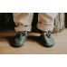 Donsje Pina Organza Lining Grey Nubuck + Hippo Grey Cotton (Footwear)