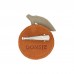 Donsje Nanoe Fruit Hairclip | Orange Maple Dotted Nubuck (Hair accessories)
