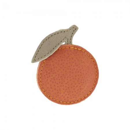 Donsje Nanoe Fruit Hairclip | Orange Maple Dotted Nubuck (Hair accessories)