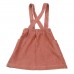 Little Hedonist Shoulder Strap Skirt Mia Old Rose (Skirts)