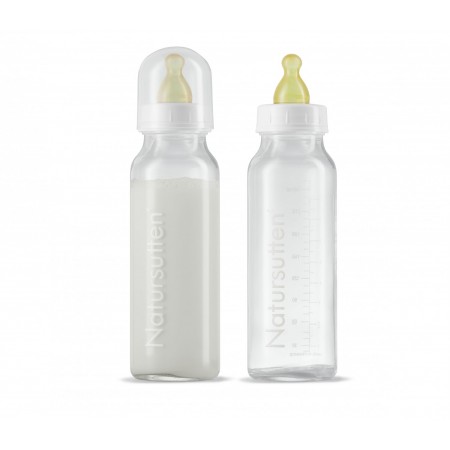 Natursutten Baby Bottle, 240ml, 2- pack (Baby Shower)