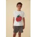 Soft Gallery Dharma T-shirt, Gardenia, Tomato (Blouses)
