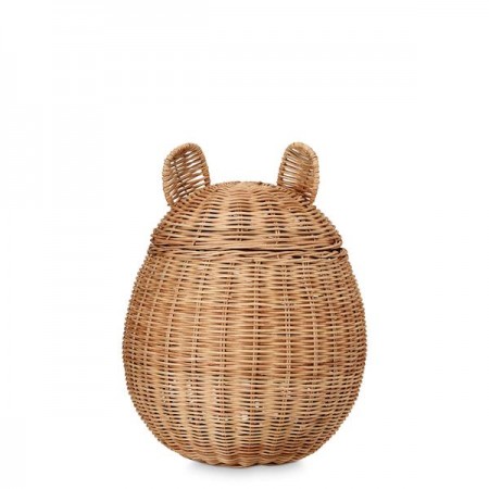 CamCam Bear Basket - Rattan / Limited Edition (Toy boxes)