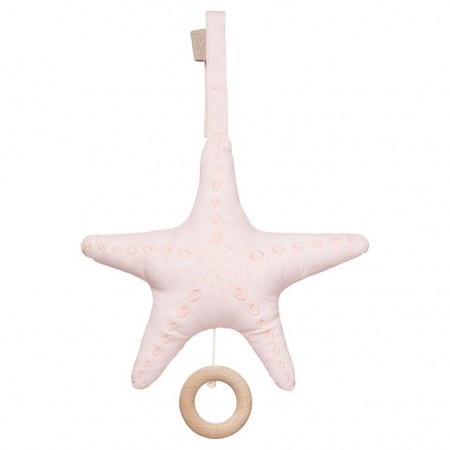 CamCam Music Mobile, Starfish W/ Velcro Loop Soft Pink (Musical toys)