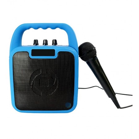 Celly Kids Party Speaker And Microphone - Light Blue (Cameras, headphones, speakers)