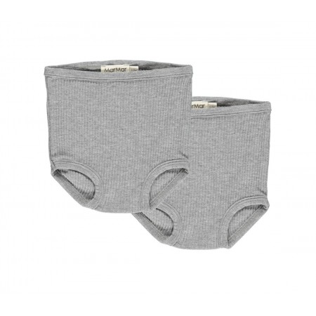 MarMar Baby Underpants 2-pack Grey Melange (Underwear/Sleepwear)