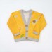 MimOOkids Close-Me Cardigan V-Neck, Colibri Yellow (Sweaters)