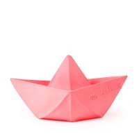 Oli&Carol Origami Boat Pink Teether